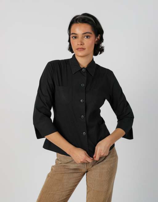 Vintage Meccanica Del Corpo S shirt in black, 1 of 4