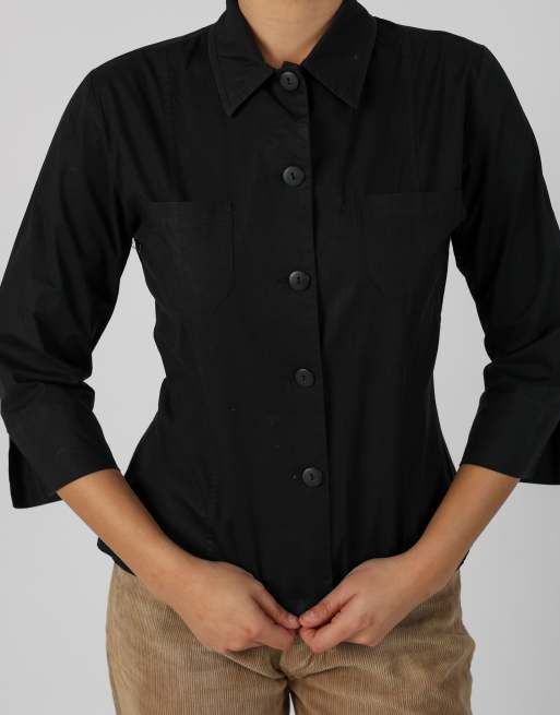Vintage Meccanica Del Corpo S shirt in black, 4 of 4