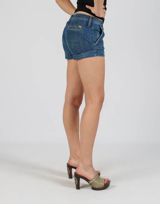 Vintage Meltin Pot XS denim shorts in blue, 2 of 4