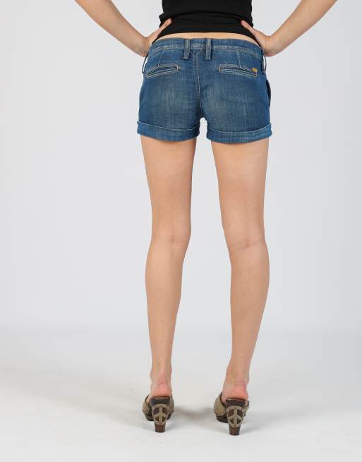 Vintage Meltin Pot XS denim shorts in blue, 4 of 4