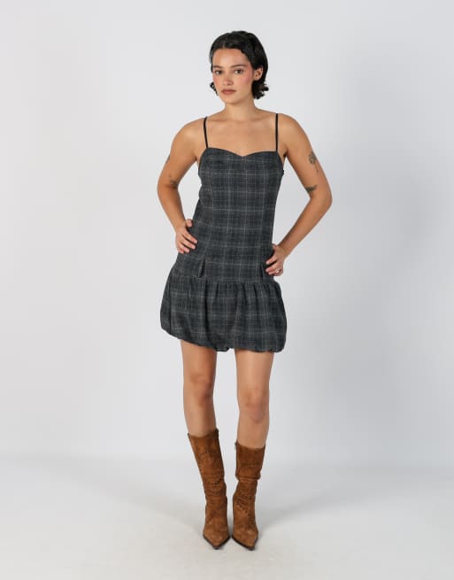 Vintage Me&Me S woven mini dress in blue, 1 of 4
