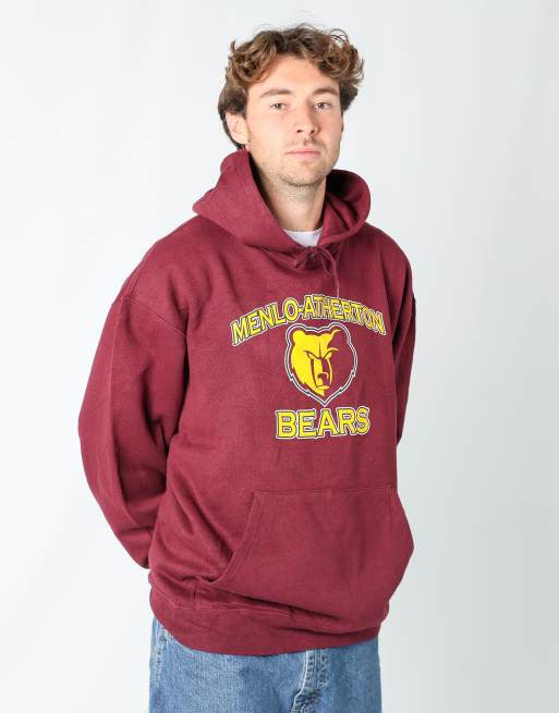 Vintage Menlo-Atherton Bears xxl hoodie in burgundy red