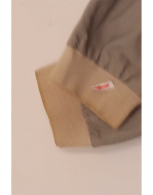 Vintage Mens Bomber Jacket UK 40 Large Grey Colourblock, 3 of 4
