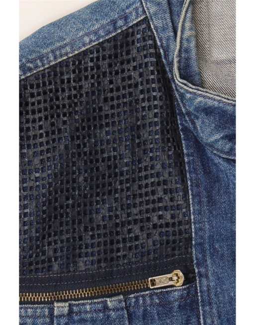 Vintage Mens Denim Jacket UK 40 Large Blue, 3 of 4