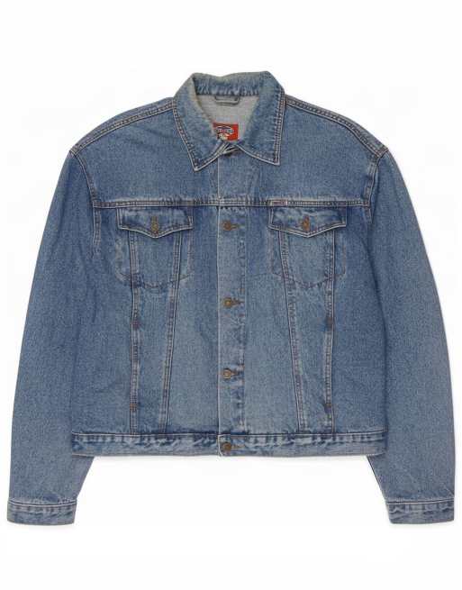 Vintage Mens Denim Jacket UK 42 XL Blue, 1 of 4