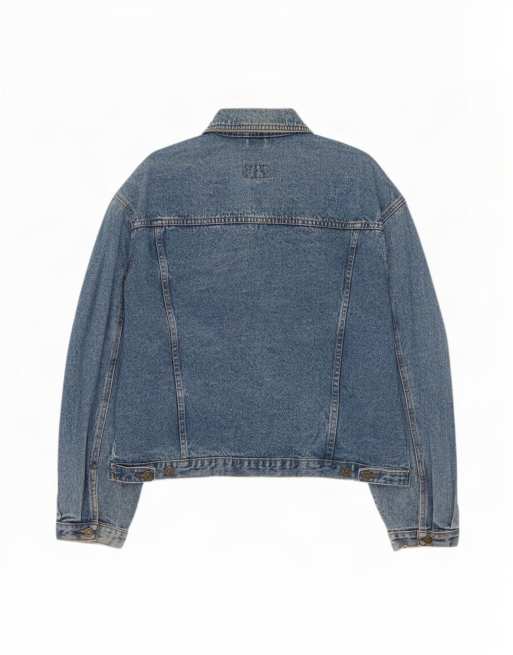 Vintage Mens Denim Jacket UK 42 XL Blue, 2 of 4