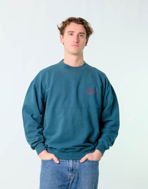 Vintage Mercedes Benz XL Sweatshirt Dark Green