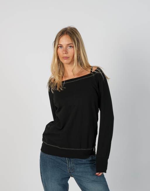 Vintage Met M long sleeve top in black, 1 of 4