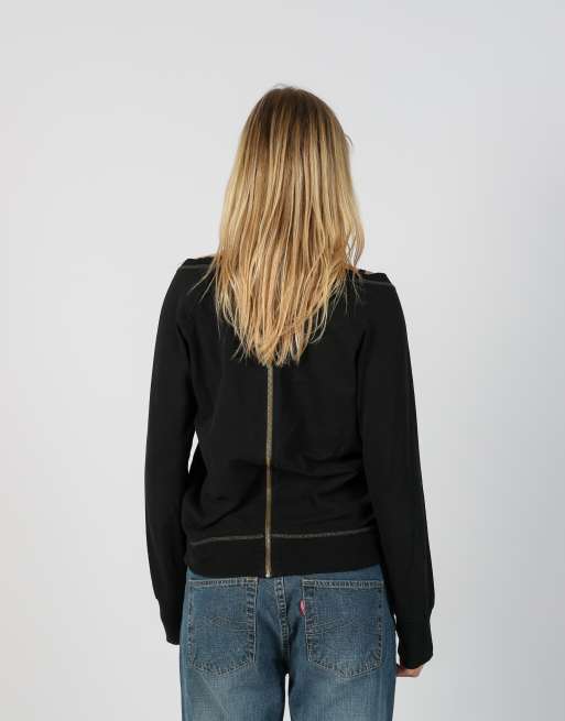 Vintage Met M long sleeve top in black, 2 of 4