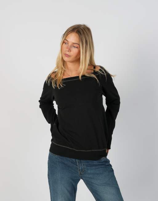 Vintage Met M long sleeve top in black, 3 of 4