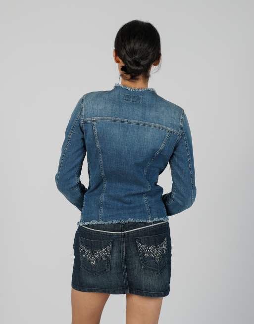 Vintage Met S denim jacket in blue, 2 of 4