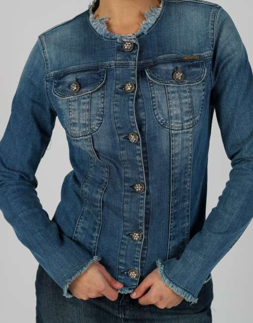 Vintage Met S denim jacket in blue, 4 of 4