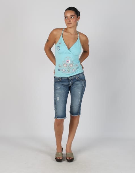Vintage Met XS 3/4 jeans in blue - view 1