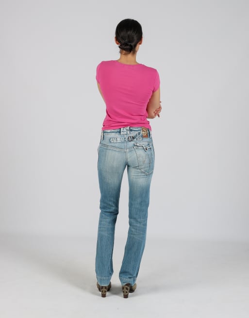 Vintage Met XS straight jeans in light blue, 3 of 4