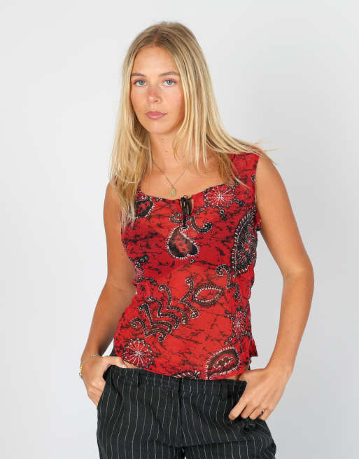 Vintage Mexx S cami in red