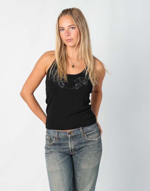 Vintage Mezzo S cami in black