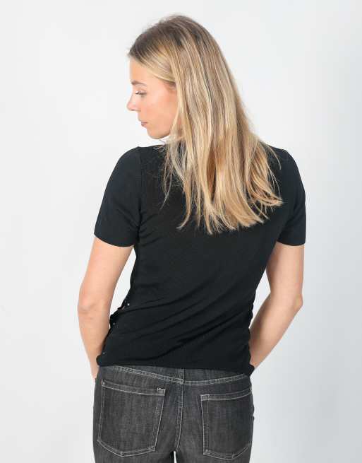 Vintage Mezzo S woven top in black, 2 of 4