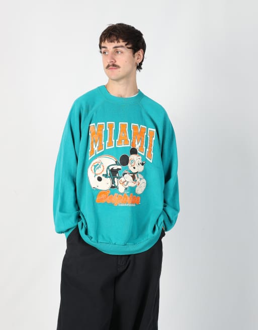 Vintage Miami Dolphions xl sweatshirt in turquoise