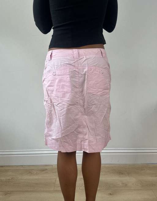 Vintage midi skirt in baby pink, 2 of 4