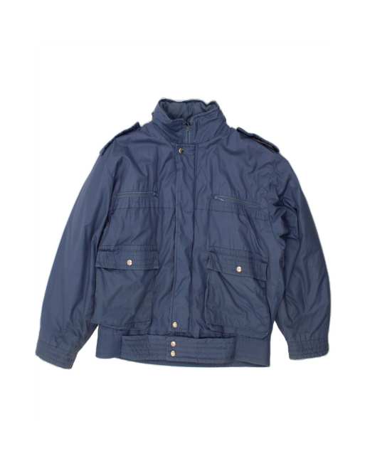 Vintage Military Jacket It 54 2XL In Blue