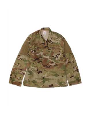 Vintage Military Jacket UK 38 Medium In Khaki Camouflage - view 1