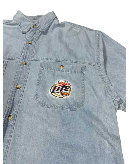 Vintage Millers Light Shortsleeve Denim Shirt, 2 of 5