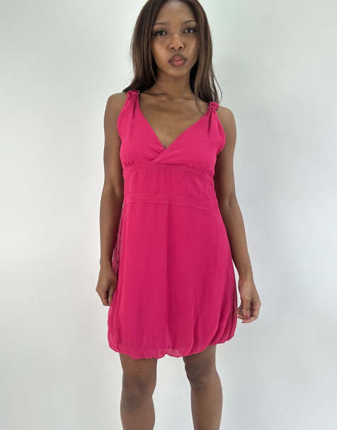 Vintage  mini dress in pink - view 1