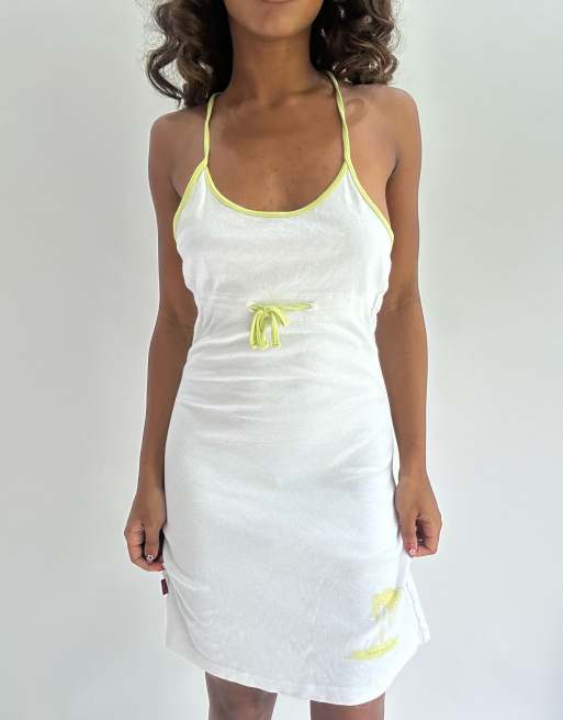 Vintage mini dress in white, 3 of 4