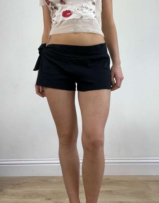 Vintage mini shorts in black