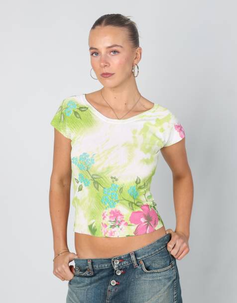 Vintage Misis S woven top in white - view 1