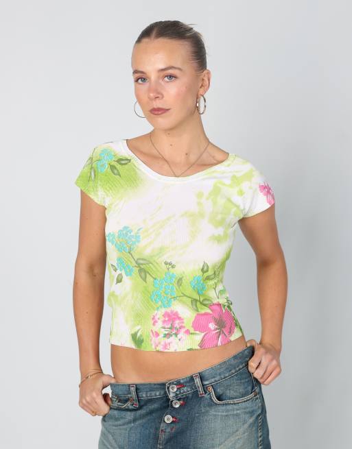 Vintage Misis S woven top in white