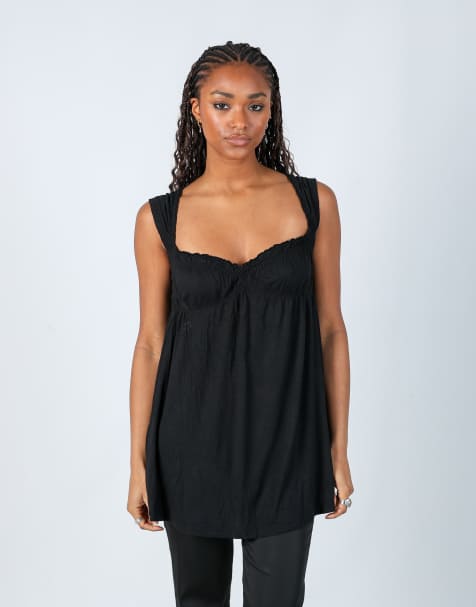 Vintage Miss Erika M cami in black - view 1