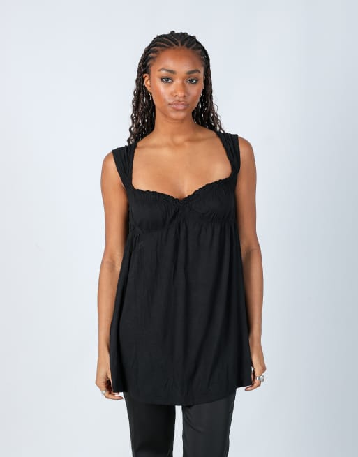 Vintage Miss Erika M cami in black