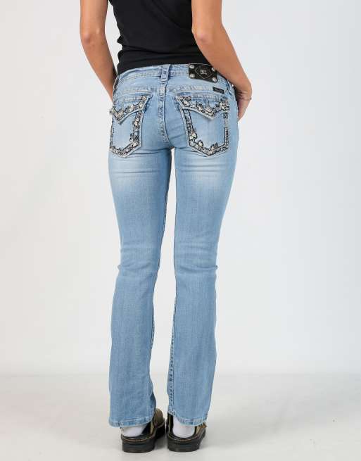 Vintage Miss Me 27x30 denim jeans in blue