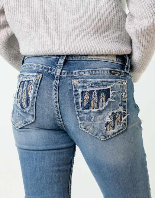 Vintage Miss Me 34x30 Denim Jeans Blue
