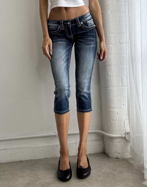 Vintage Miss Me y2k denim capris size xs in indigo