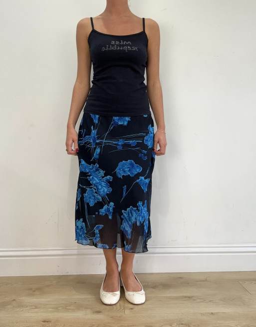 Vintage 'miss republic' spell out cami in black, 4 of 4