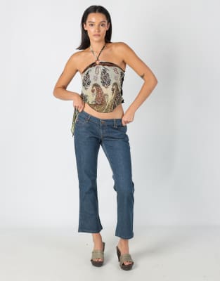 Vintage Miss Sixty 8 3/4 Jeans Navy Blue