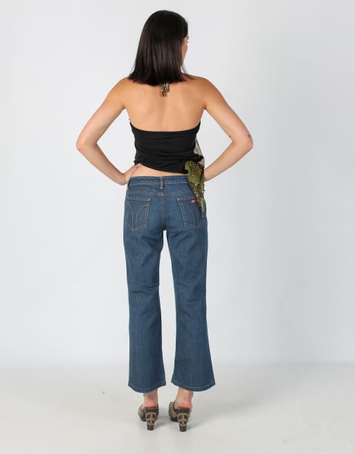 Pantalon Azul Marino Mujer Pantalu00f3n Azul De Miss Sixty Para