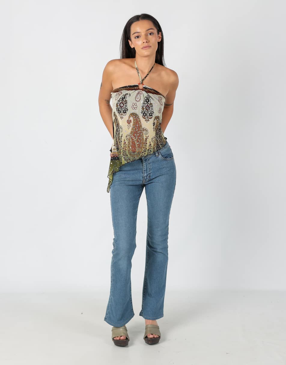 Vintage Miss Sixty 8 Flare Jeans Blue