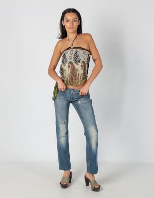 Vintage Miss Sixty 8 Straight Jeans Light Blue