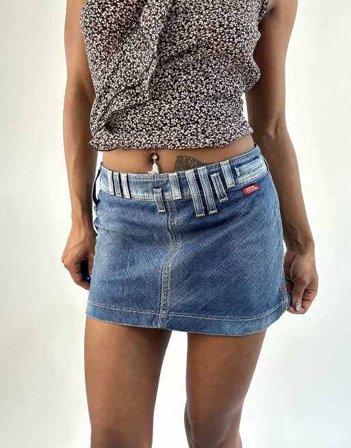 Vintage Miss Sixty denim mini skirt