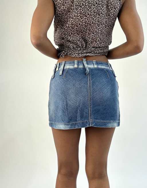Vintage Miss Sixty denim mini skirt, 2 of 4