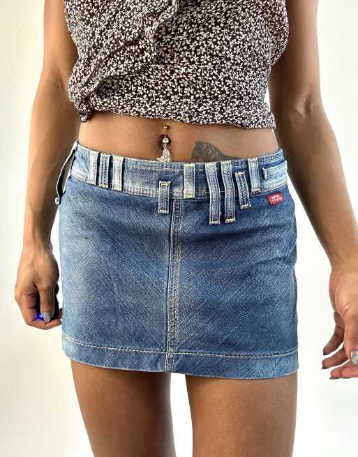 Vintage Miss Sixty denim mini skirt, 3 of 4