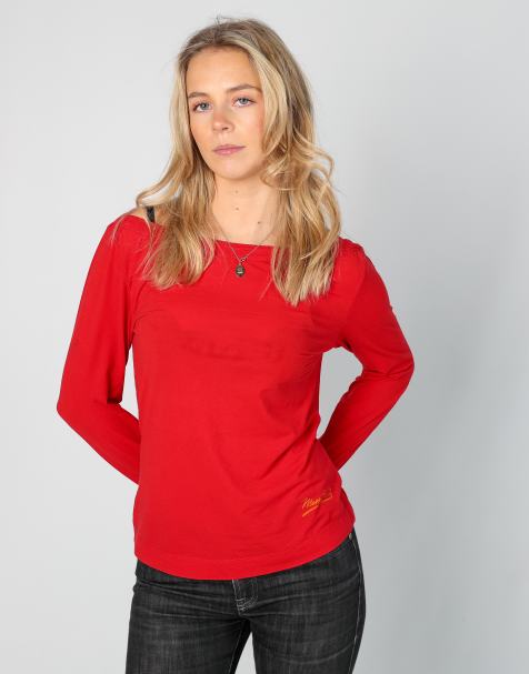 Vintage Miss Sixty L long sleeve top in red - view 1