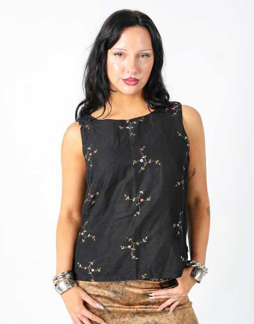 Vintage Miss Sixty M cami in black