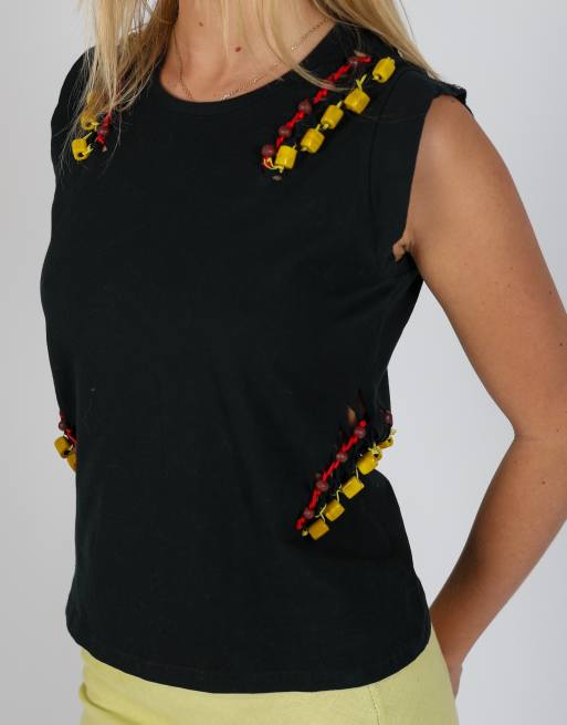 Vintage Miss Sixty M cami in black, 4 of 4