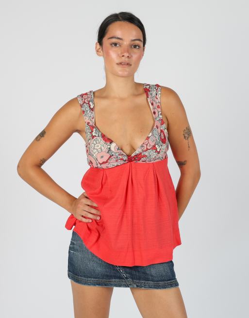 Vintage Miss Sixty M cami in red, 3 of 4