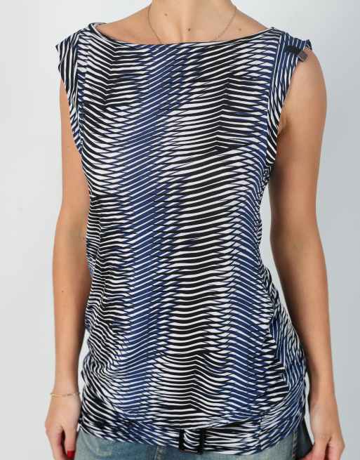 Vintage Miss Sixty M woven top in white, 4 of 4