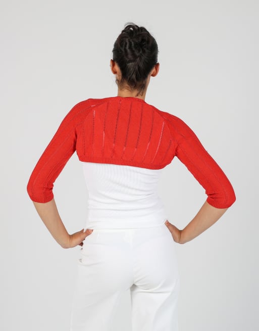 Vintage Miss Sixty S cardigan in orange, 2 of 4